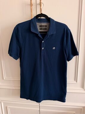 Banana Republic Navy Blue Polo with Elephant Logo